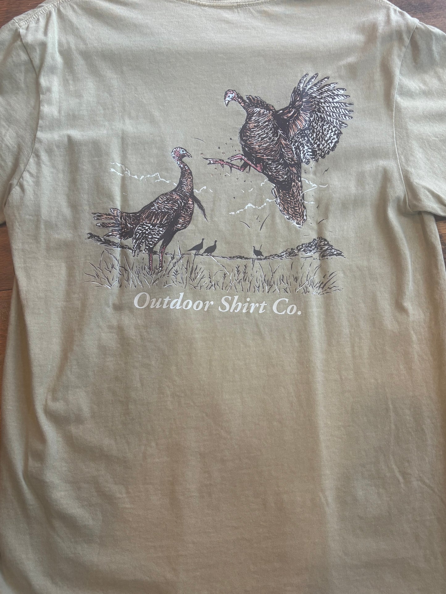 Turkey Fight Pocket Tee