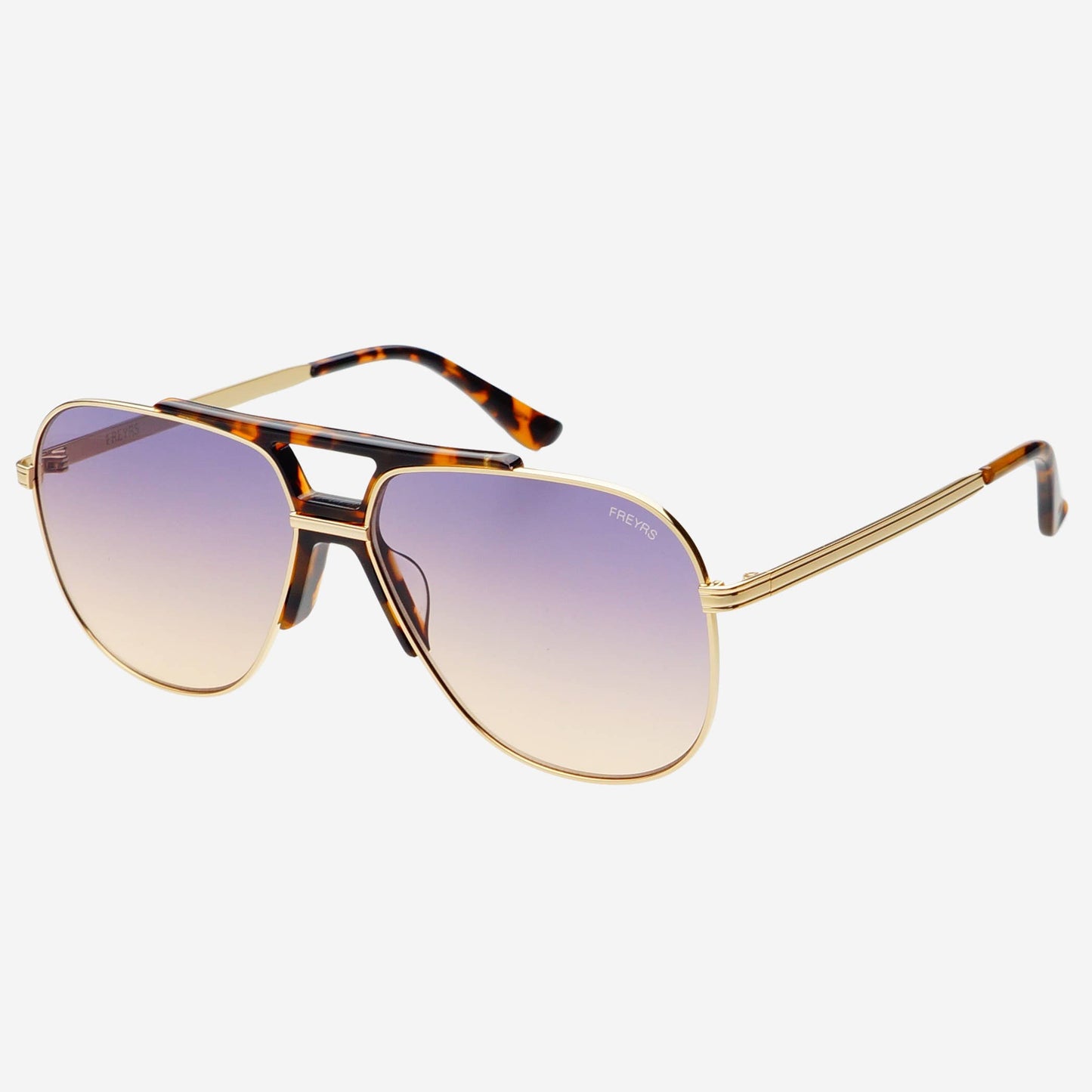 Logan Acetate Aviator Mens Sunglasses : Sunrise