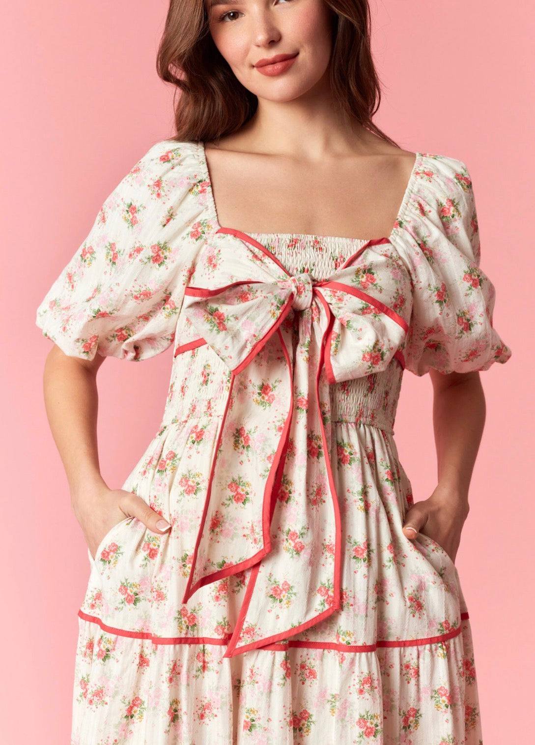 The blushing Belle maxi