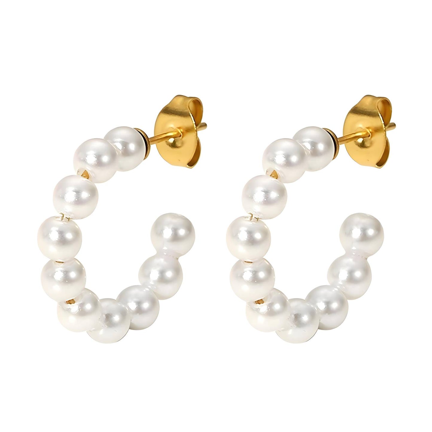 Happy Hoops 18K Gold Plated Steel