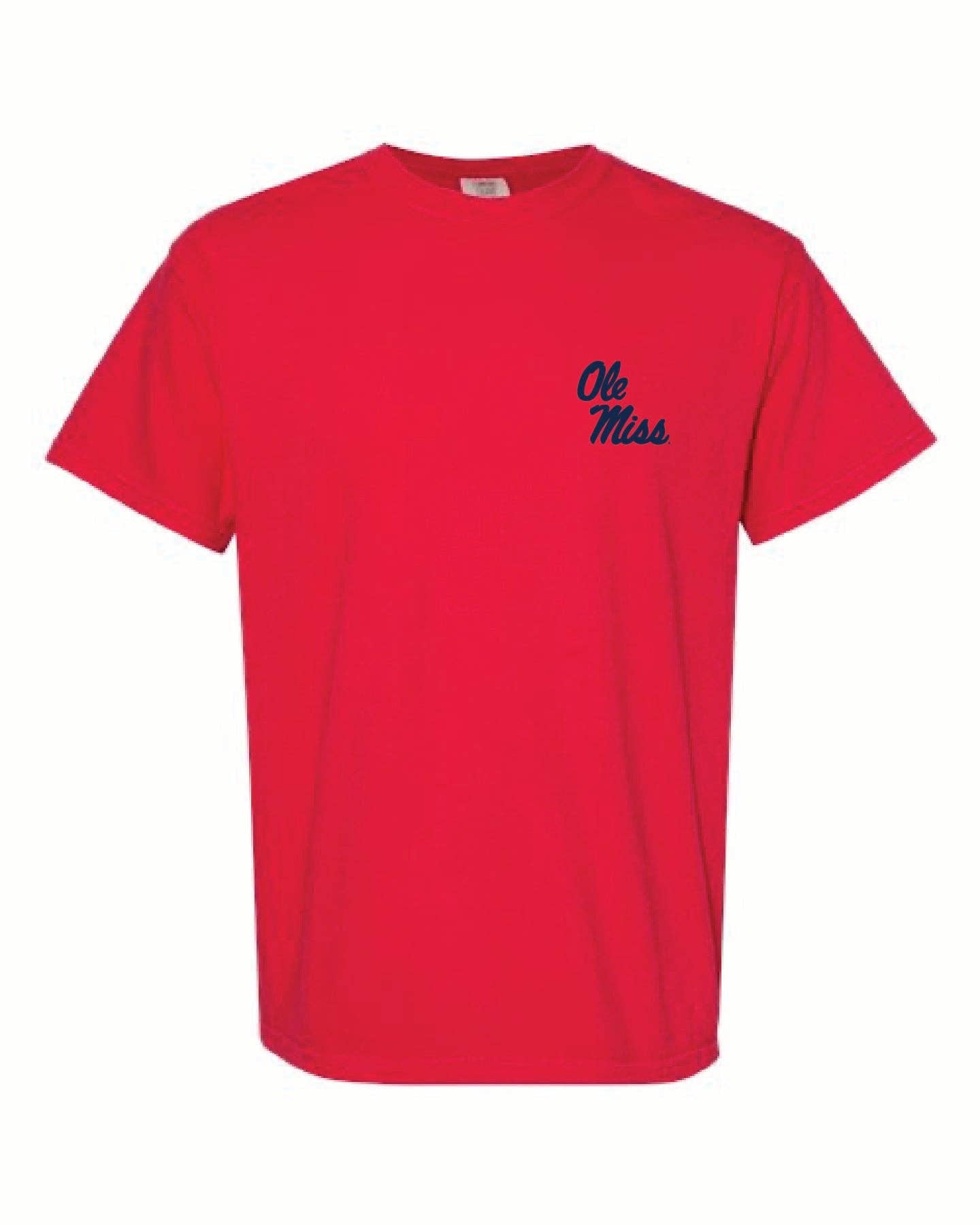 Ole Miss Sign: Red