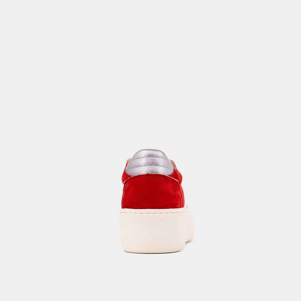 Stacey Red Suede Sneaker