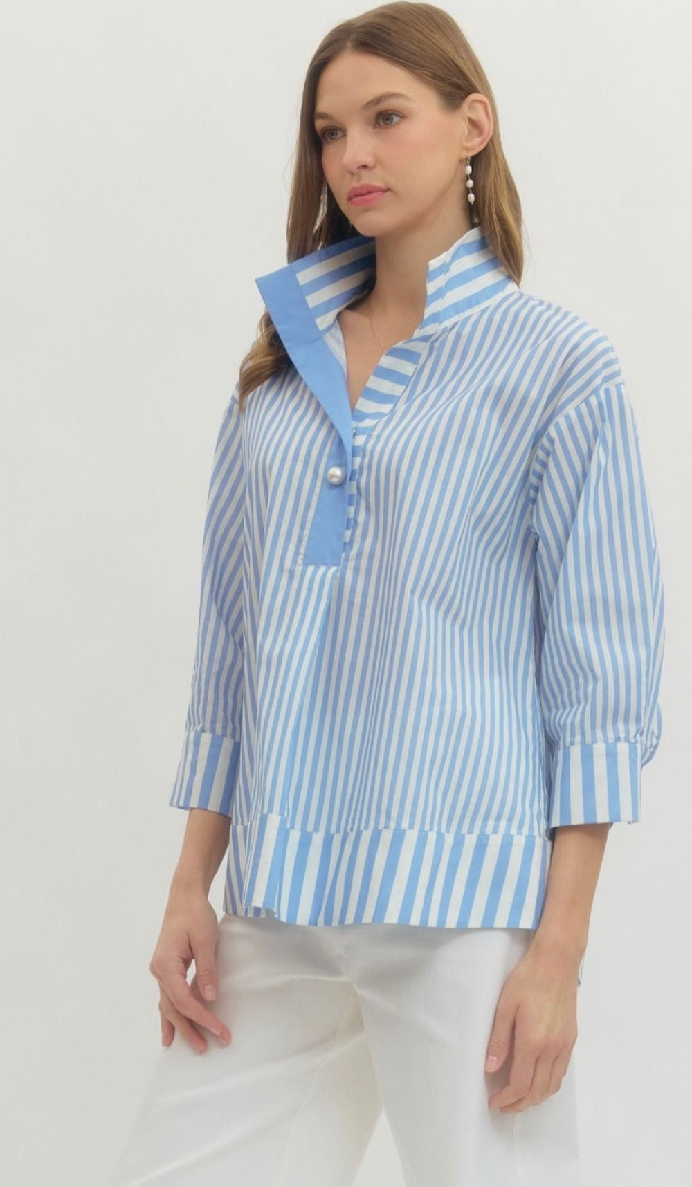 Daydream stripes curvy top