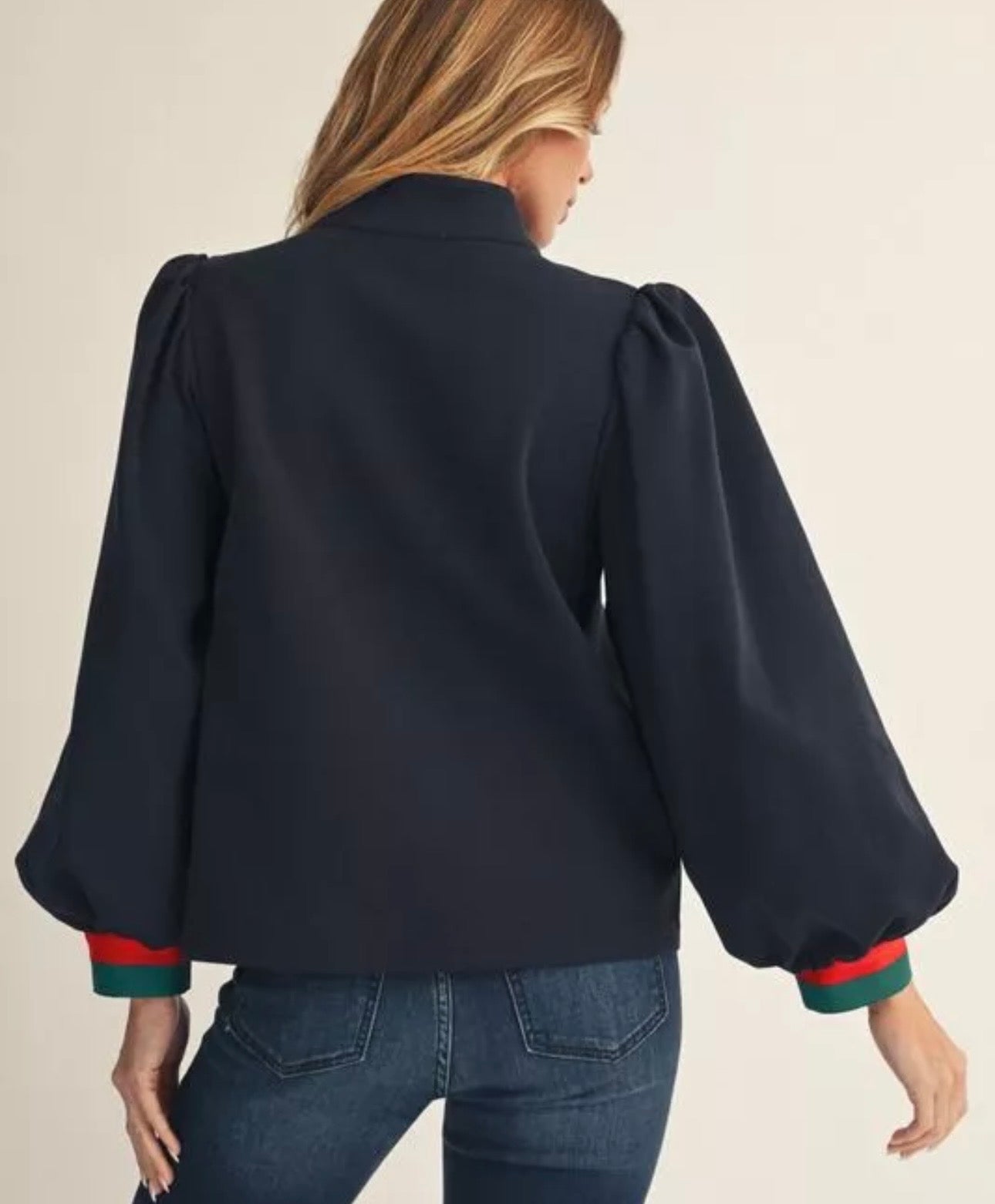 Jodifl Navy 1/4 zip top