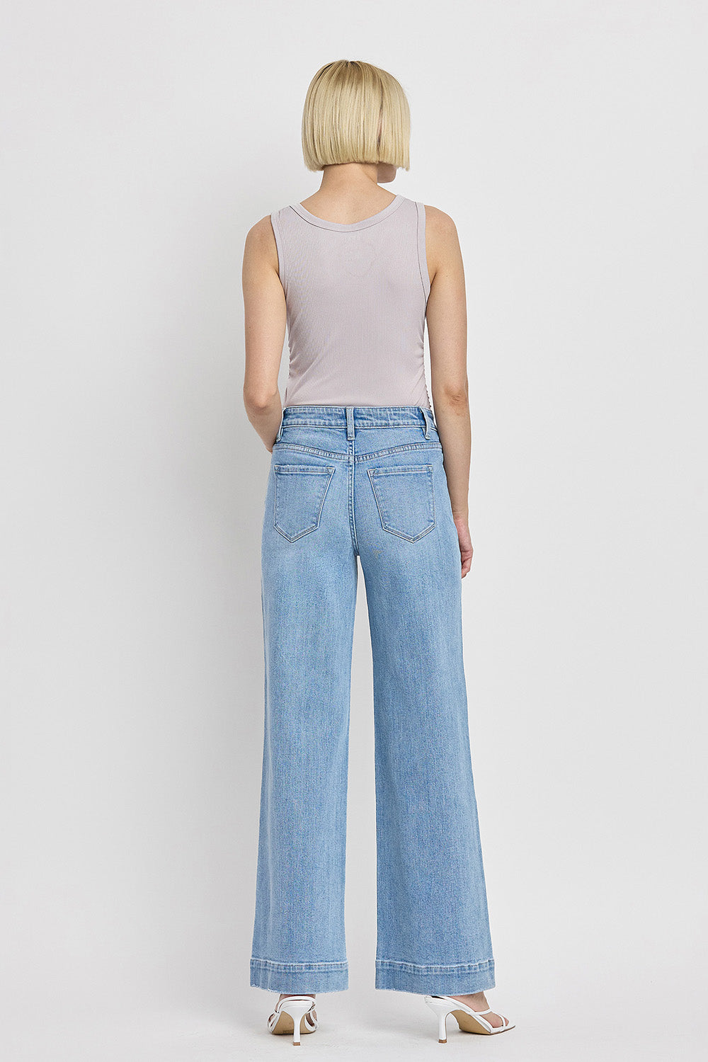 High Rise Wide Trouser Jeans