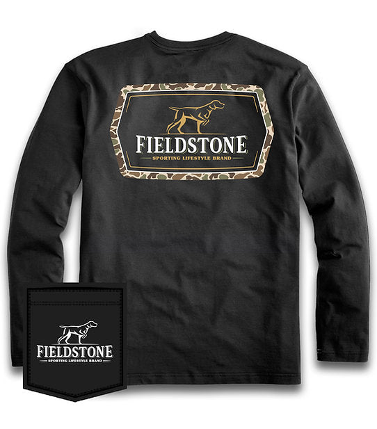 Fieldstone Youth Rectangle Camo Logo