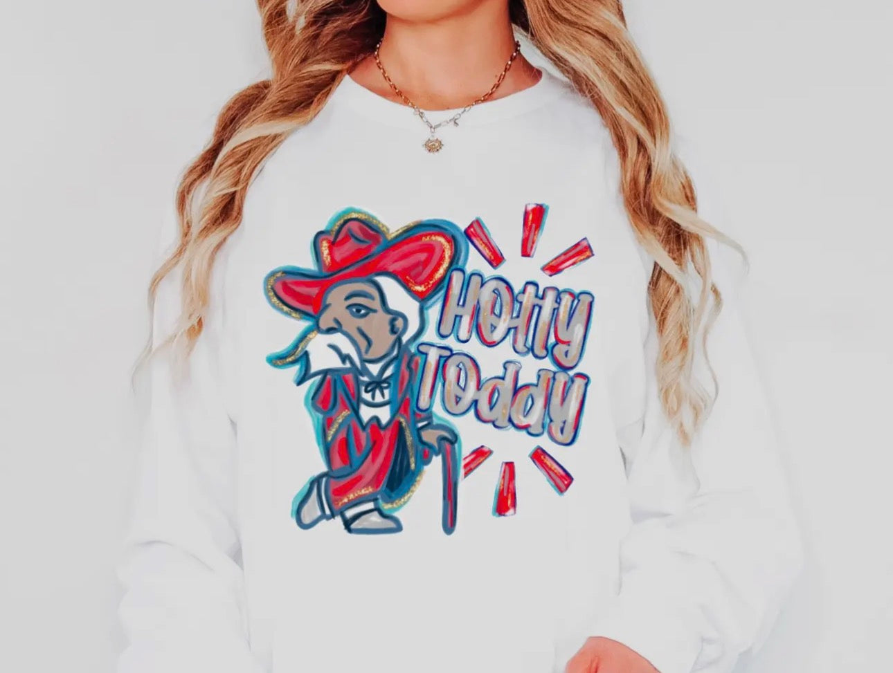 Watercolor Hotty Toddy long sleeve tee