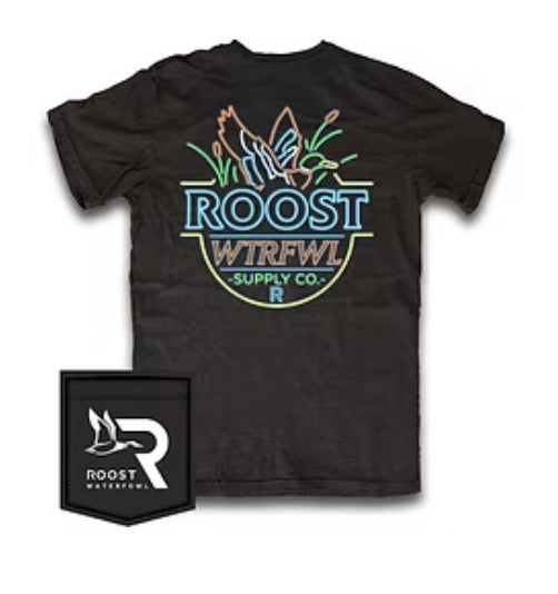 Roost Neon Sign T Shirt
