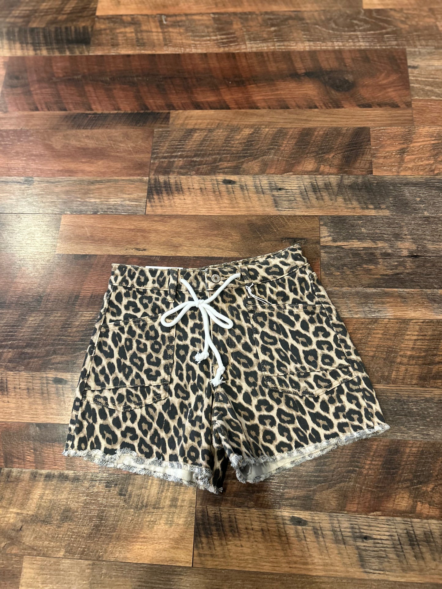Vervet Leopard High Rise Shorts