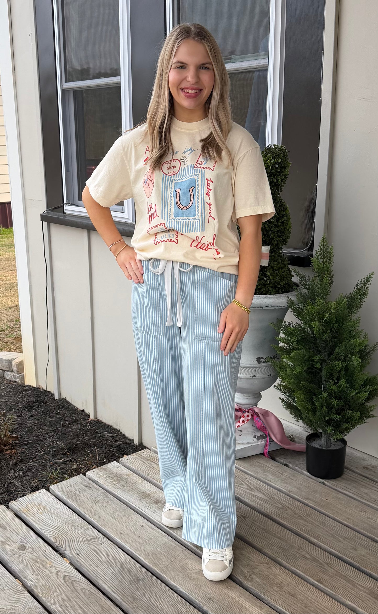 Sweet Breeze Stripe Jean