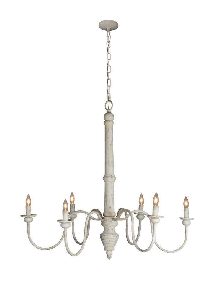 Sasha CW 6 Lt Chandelier