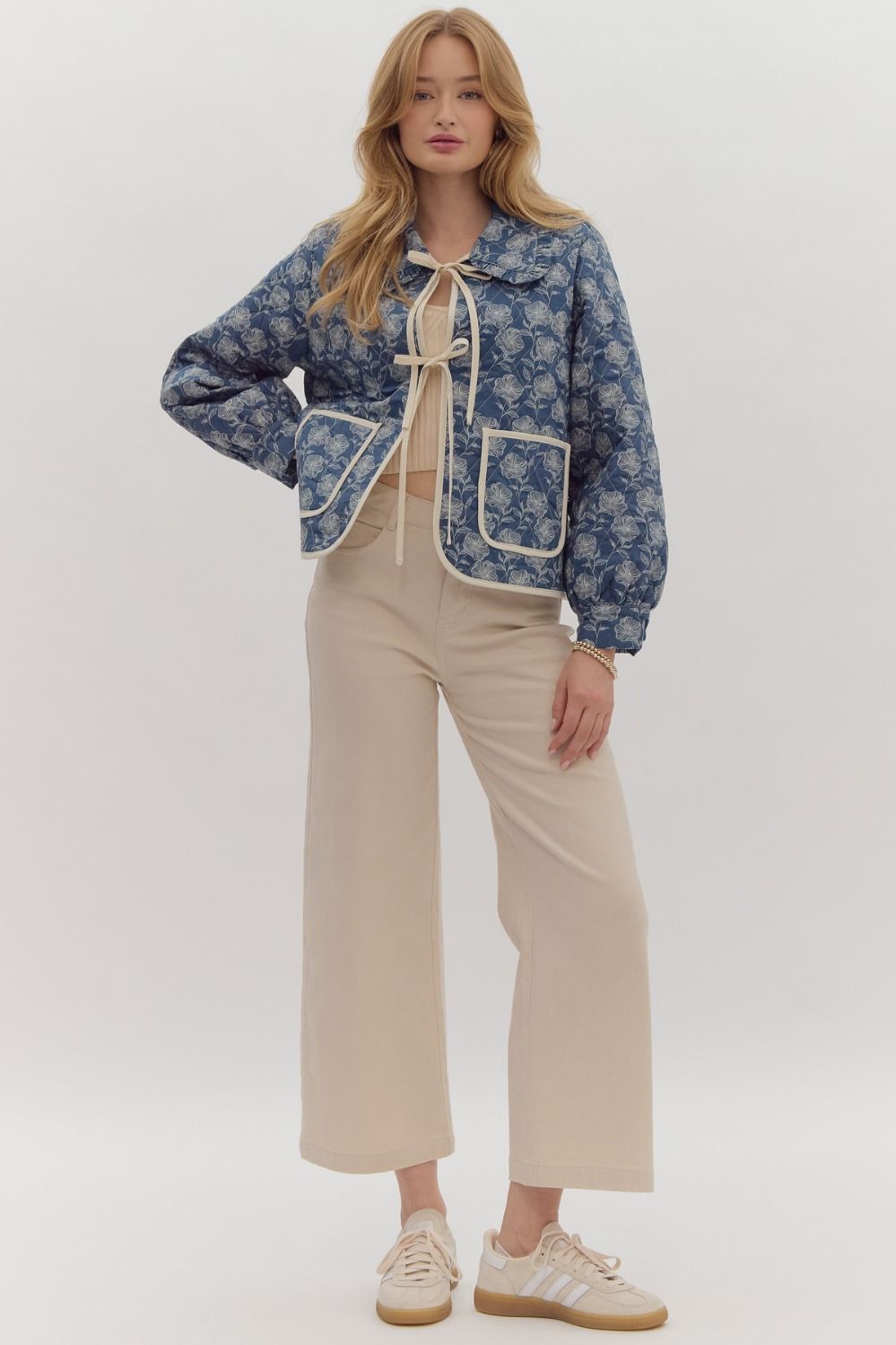 Quilted Floral Jacket