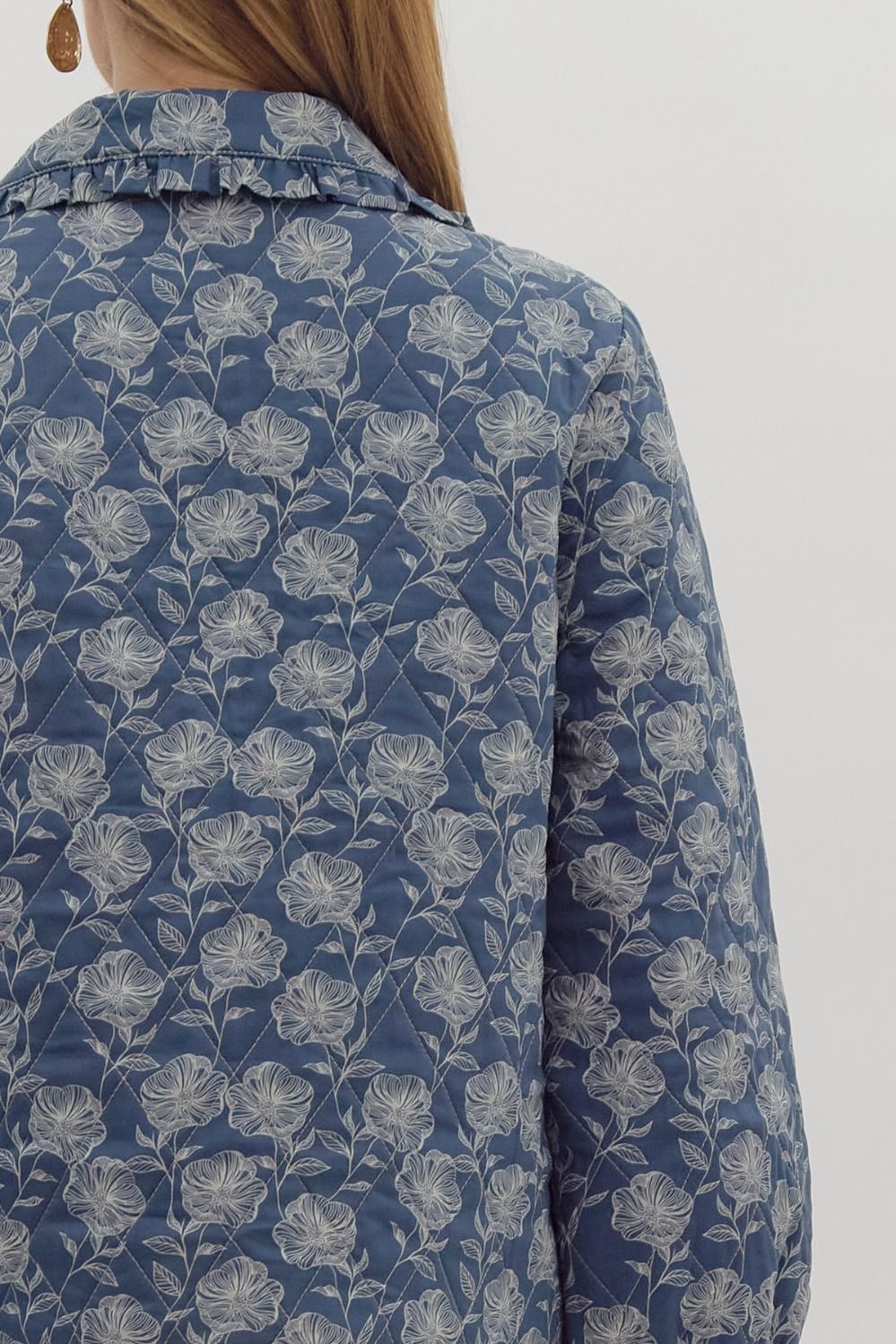 Quilted Floral Jacket