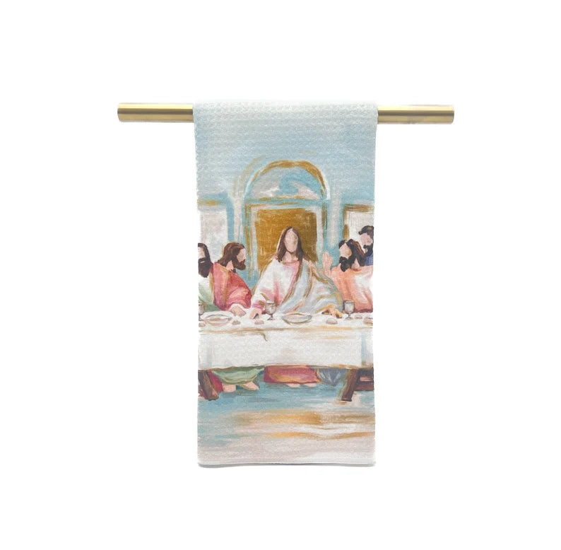 The Lords Supper Kitchen Towel
