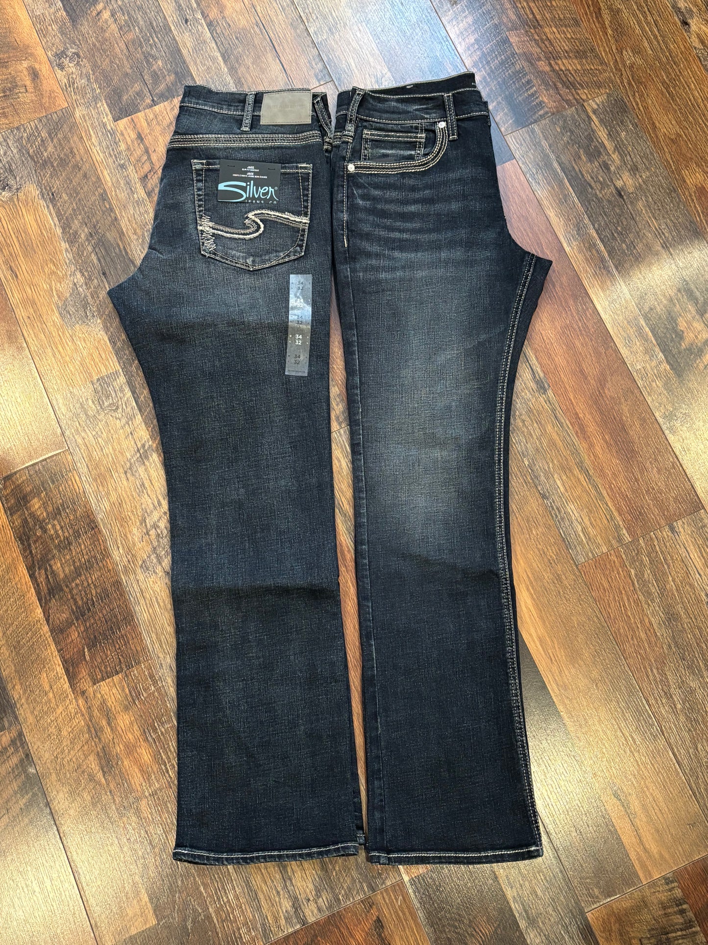 Silver Jace slim fit bootcut washed