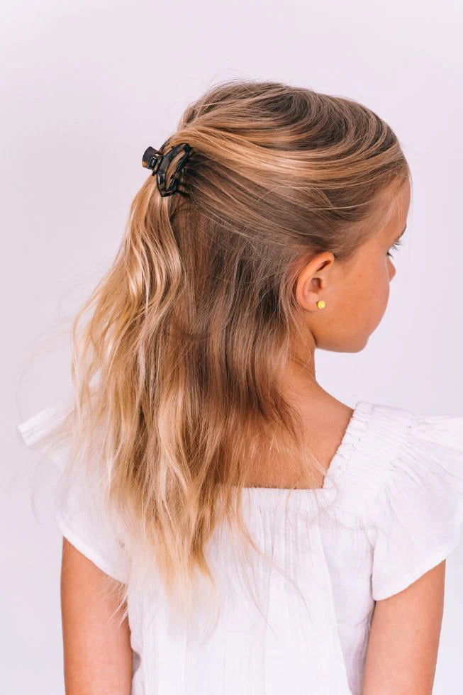 Open|Tortoise|Tiny Hair Clip