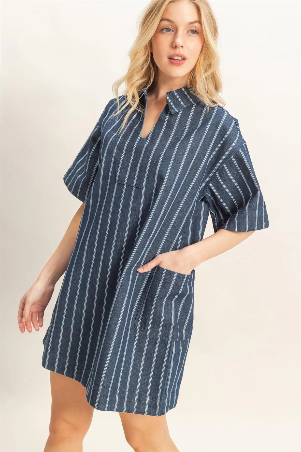 The Breezy Blue Denim Dress