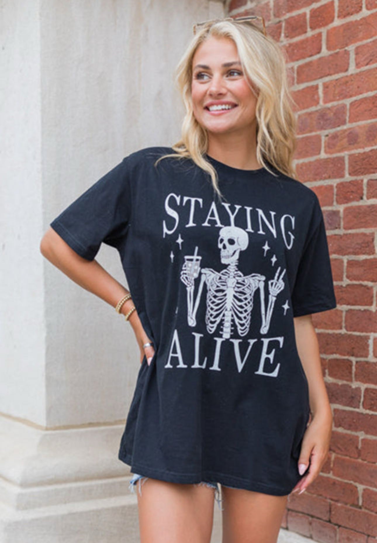 Staying alive tee