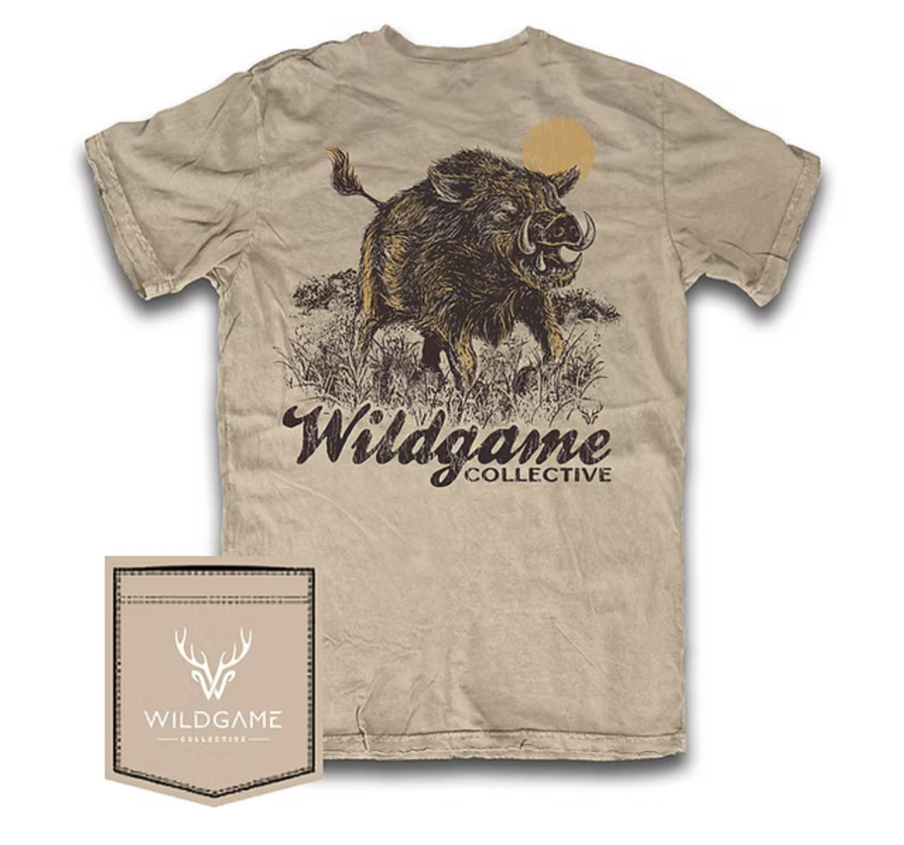 Wild game boar tee