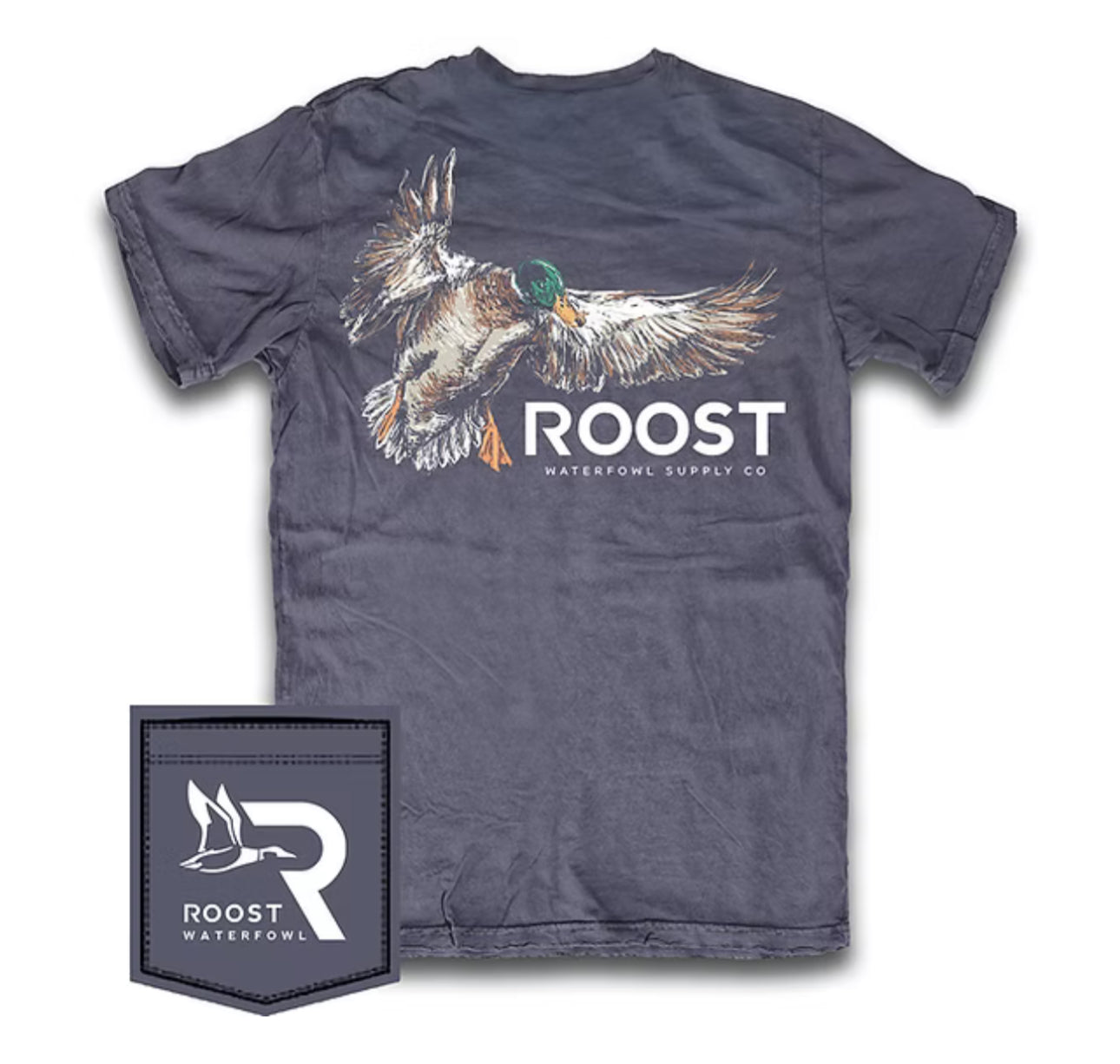 Roost painted mallard tee
