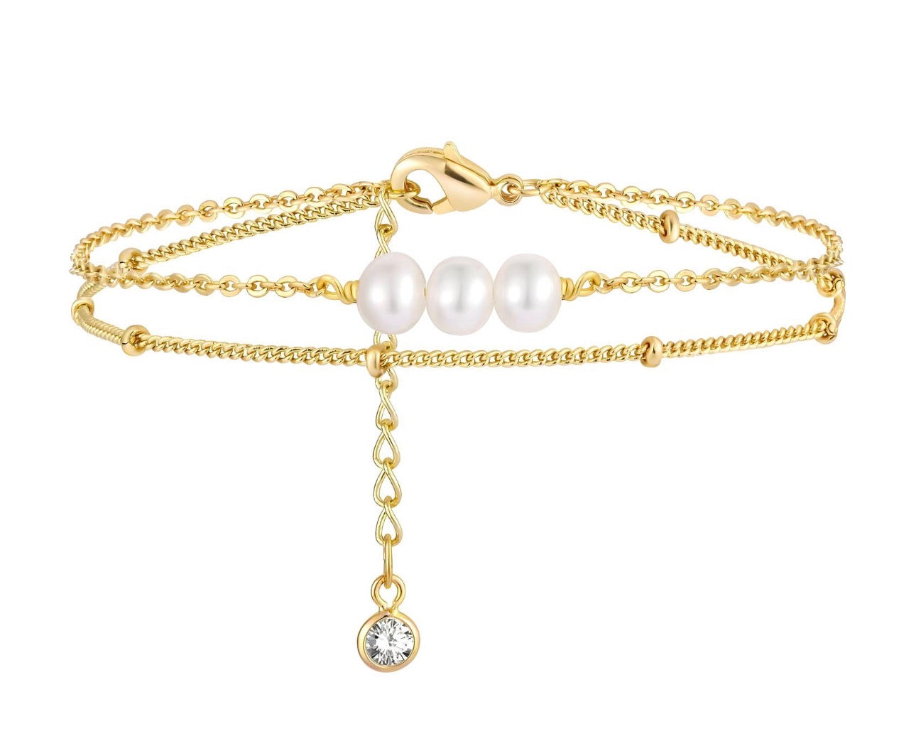 Triple Pearl Bracelet 87178-0