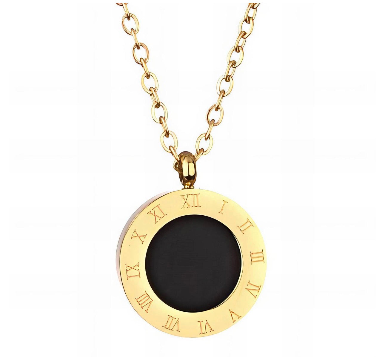 Roman numeral necklace
