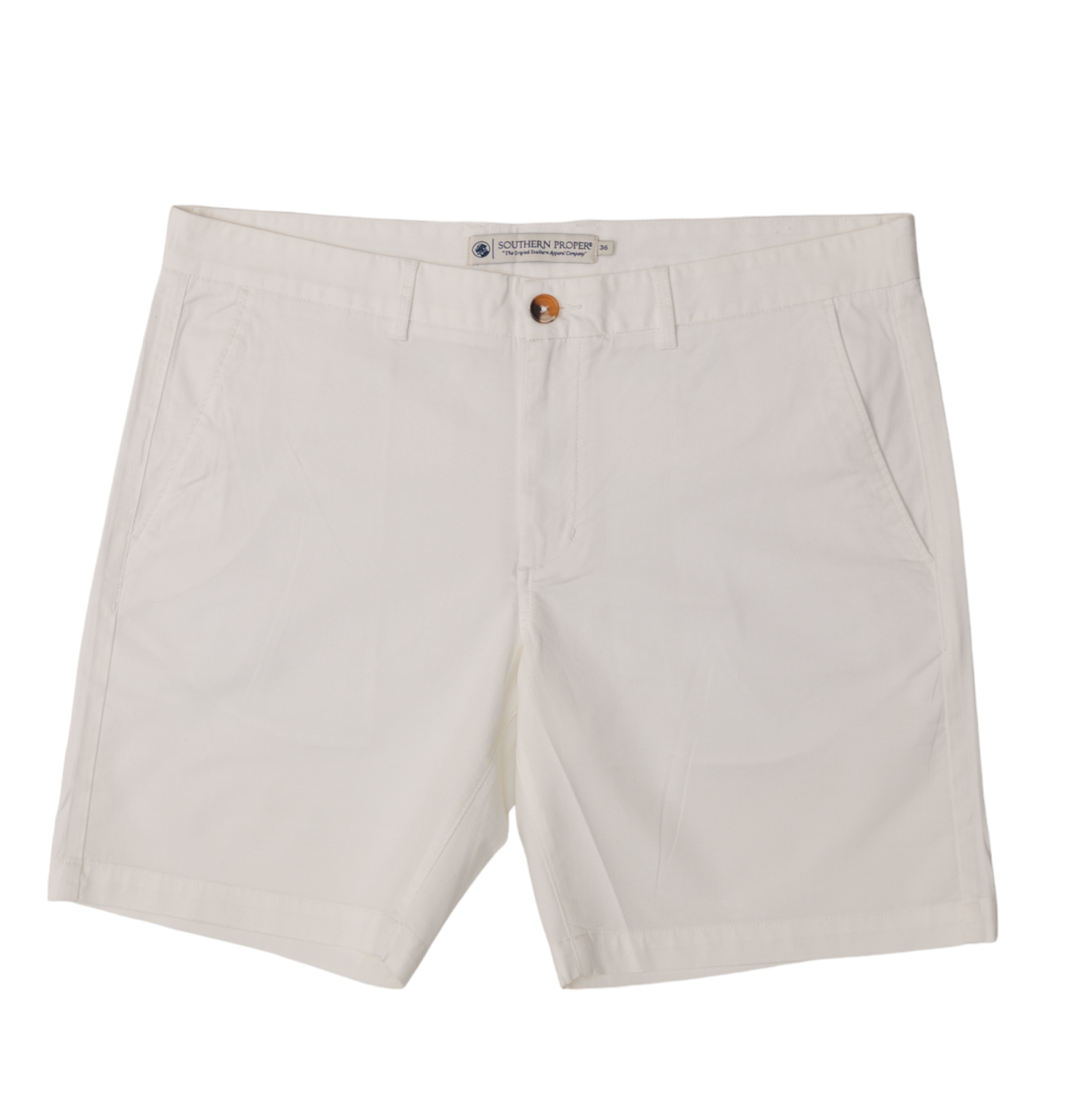Bluff Short: White: 34
