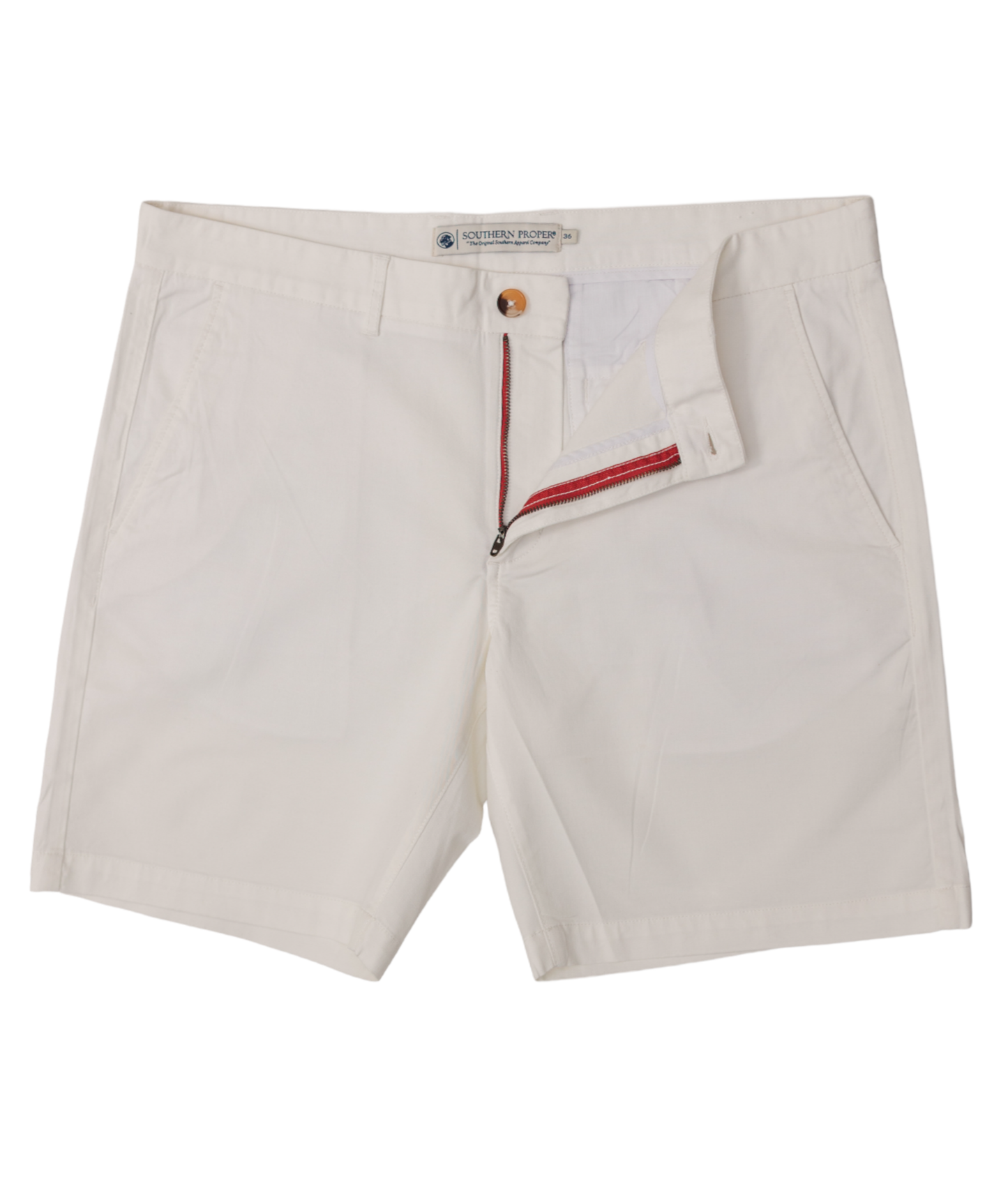 Bluff Short: White: 34