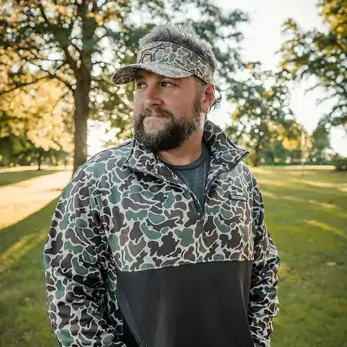 Fieldstone 1/4 Zip Camo Pullover