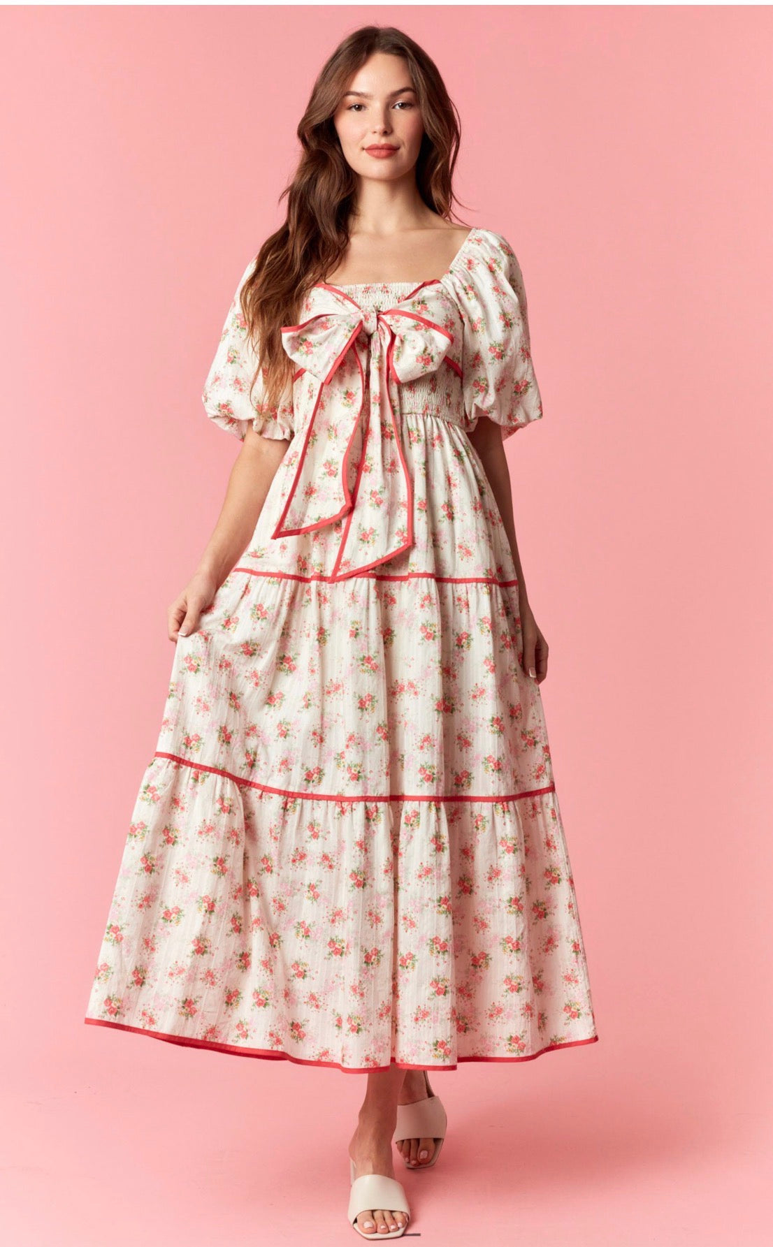 The blushing Belle maxi