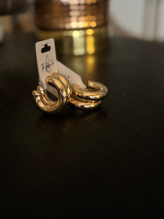 Medium Gold Hoops