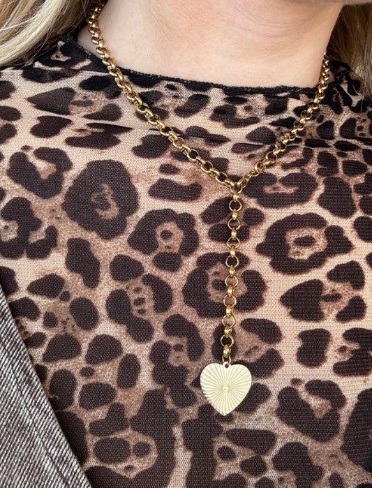 Adjustable Heart Necklace