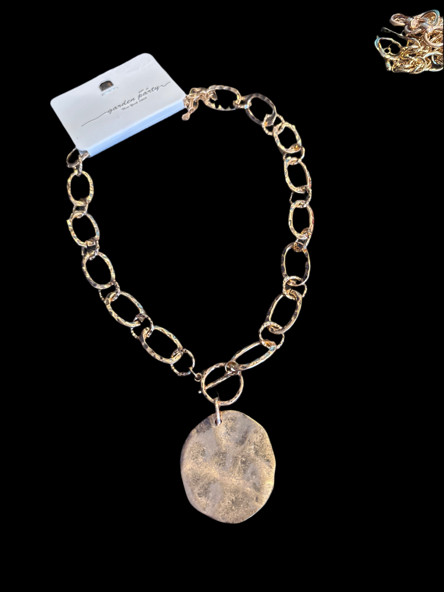Gold Circle Necklace