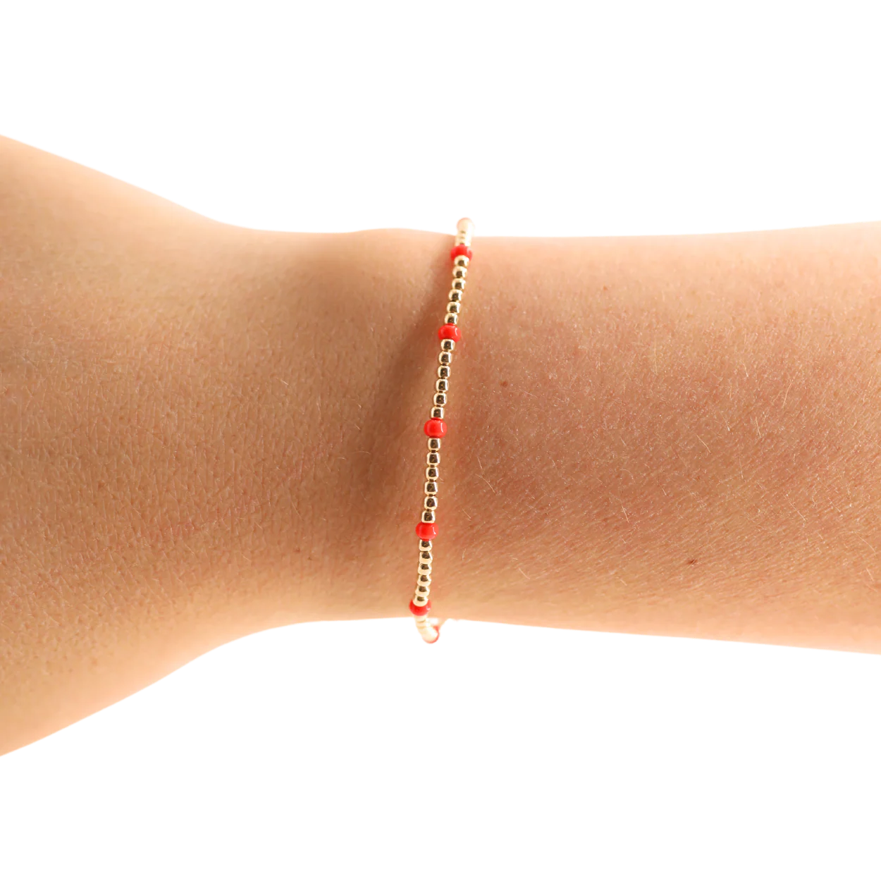Bright Red Danity Poppi Bracelet