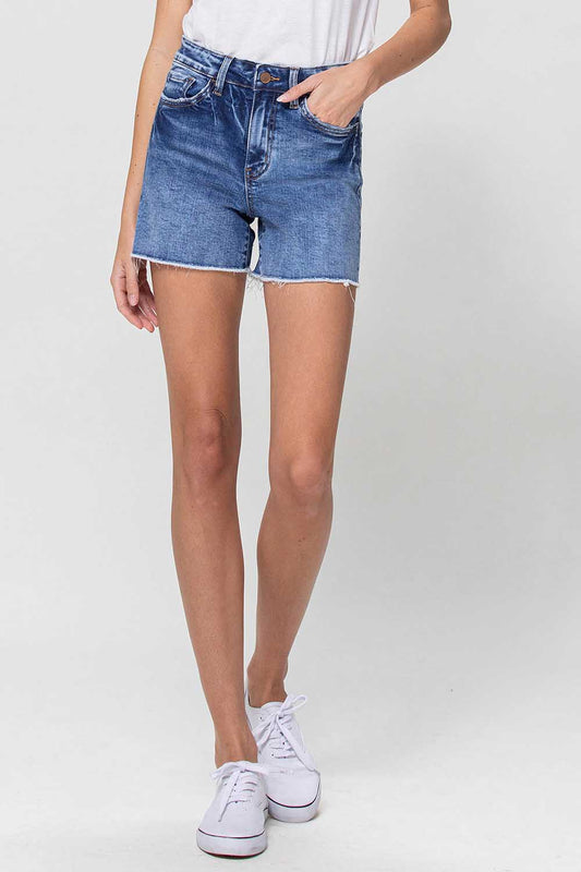 High Rise Stretch Shorts