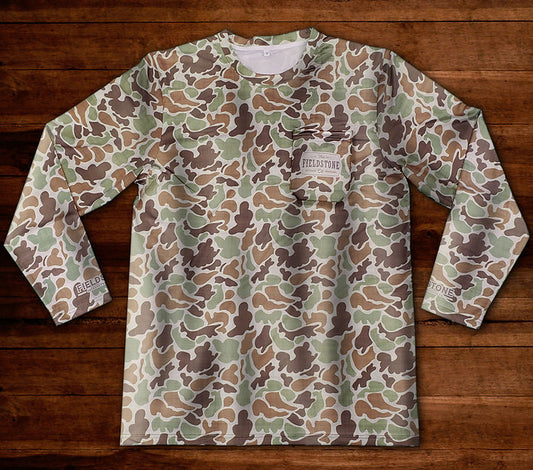 Youth Fieldstone Pocketed Long Sleeve Tee