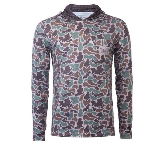 Fieldstone Dry-Fit Camo Hoodie - Cam