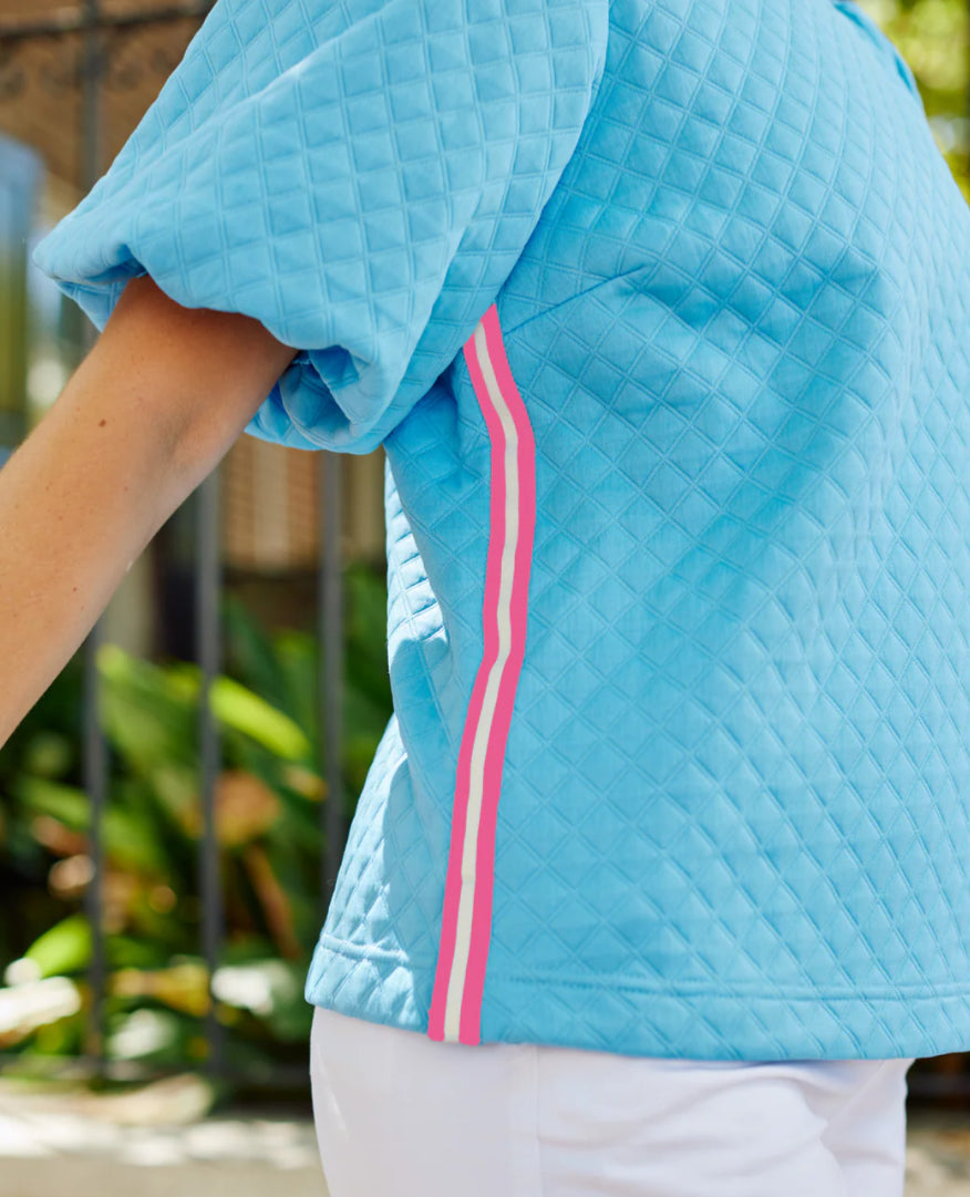 Mary Square Jamie Blue Top