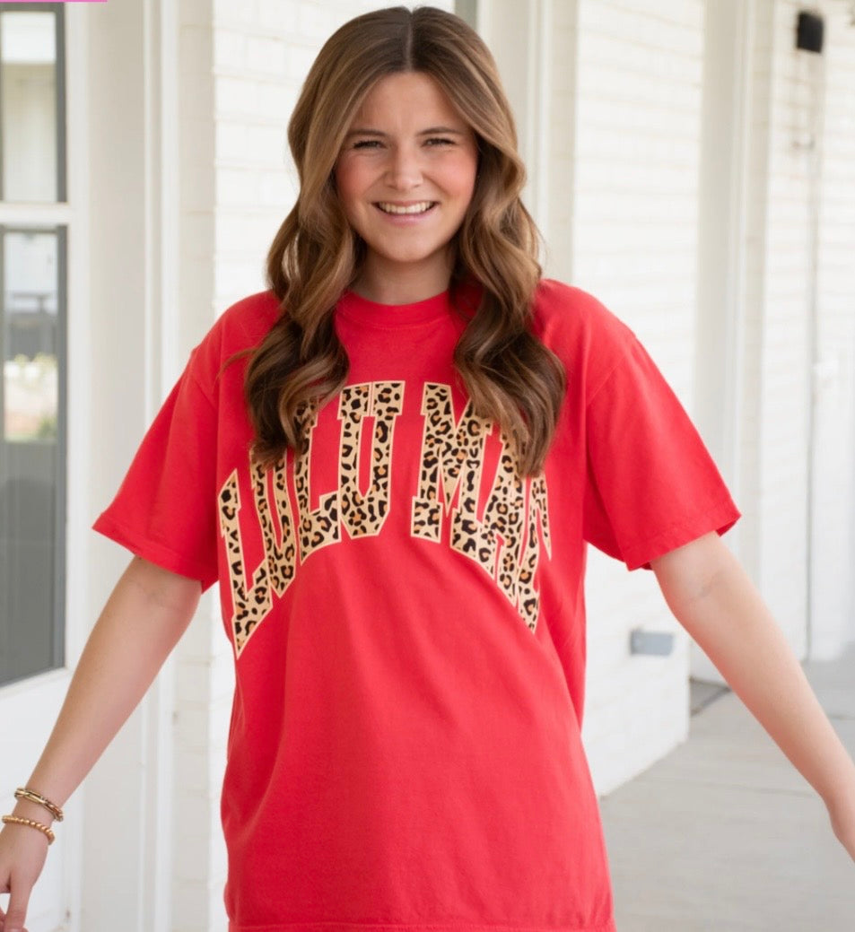 Lulumac Leopard Comfort Color Tee