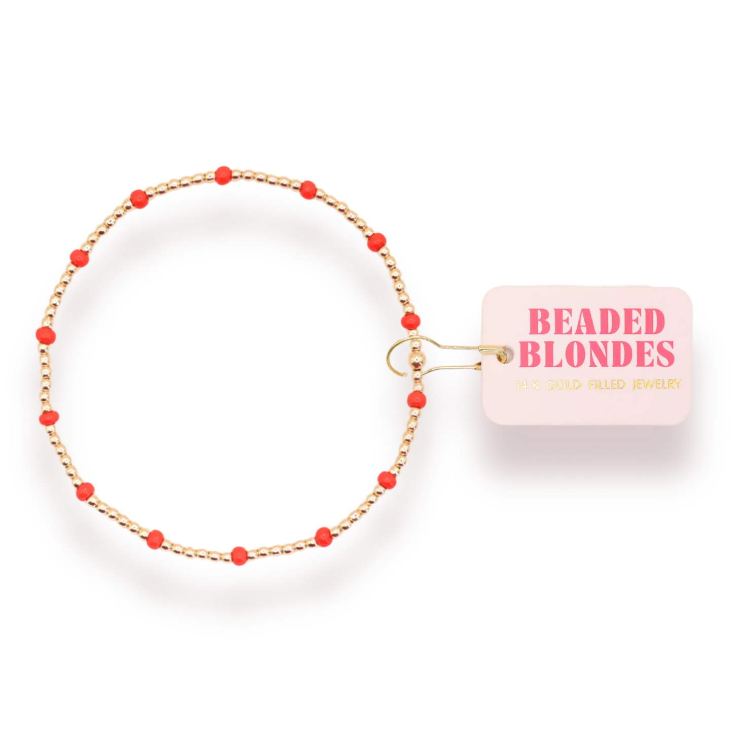 Bright Red Danity Poppi Bracelet