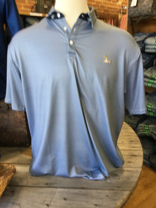 Roost Solid Polo Blue