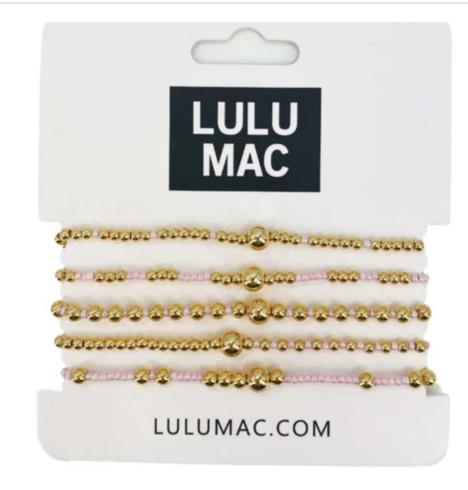Lulu Mac Light Pink Bracelets