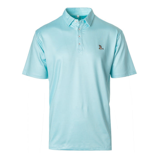 Roost Mallard Polo Aqua White
