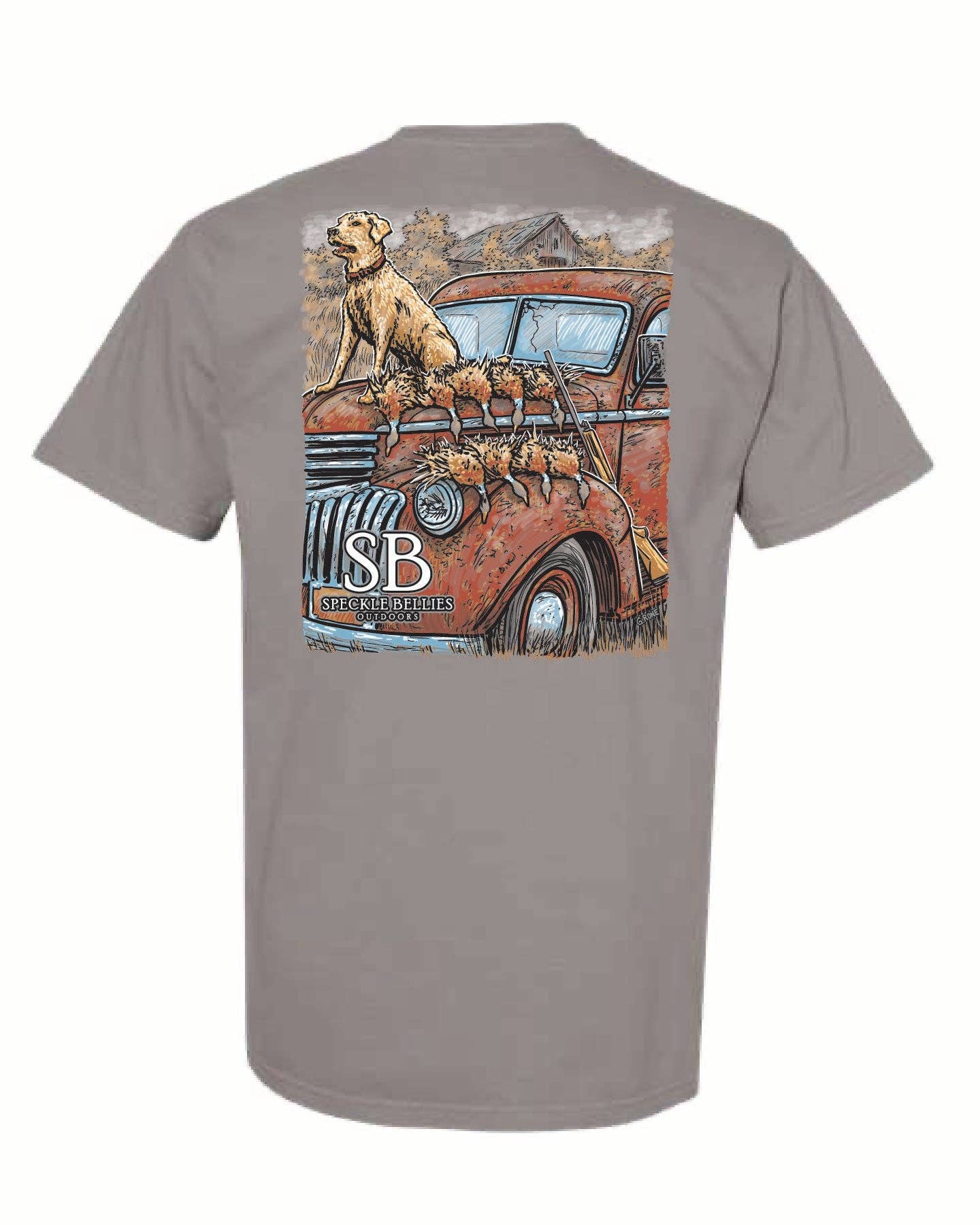 LAB TRUCK Pocket Tee: Gray