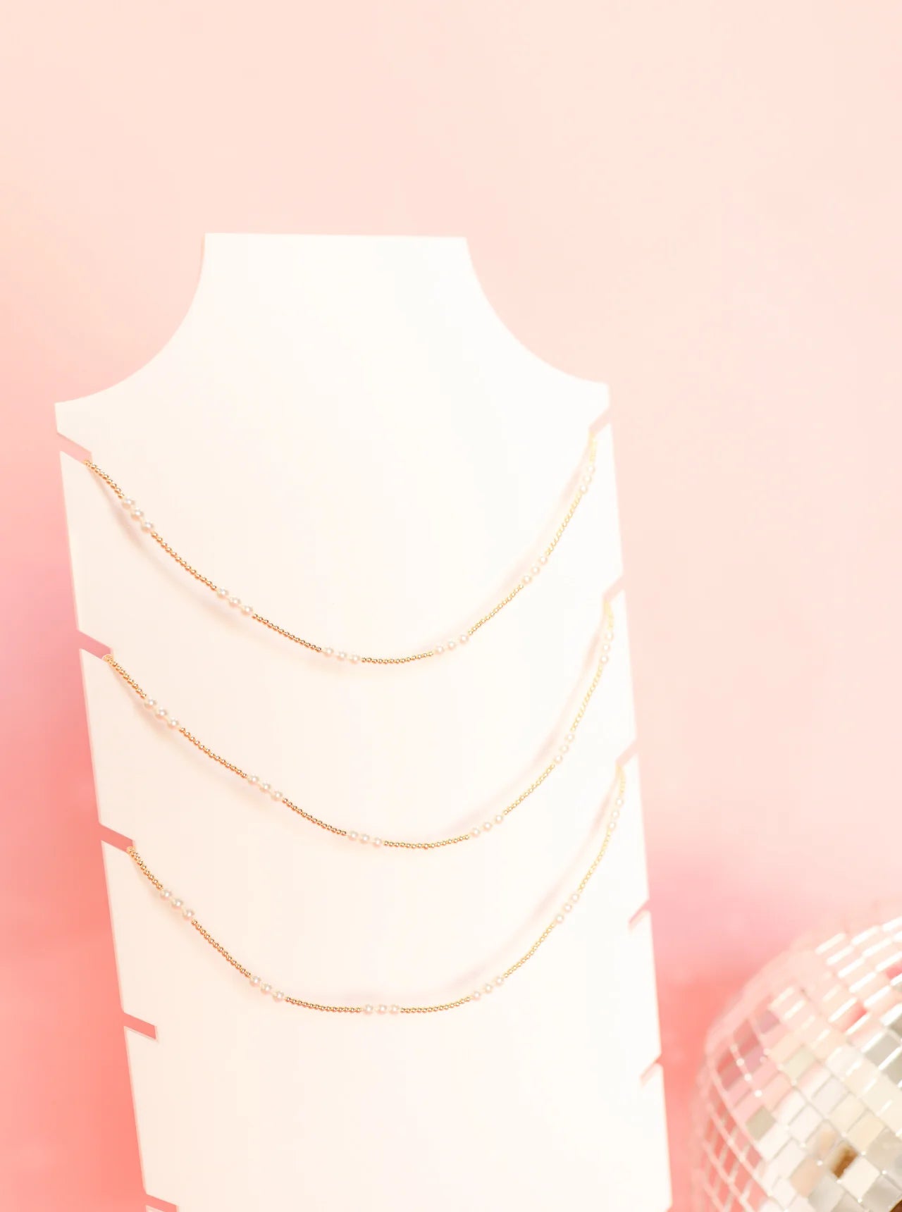 ILY Pearl Beaded Necklace