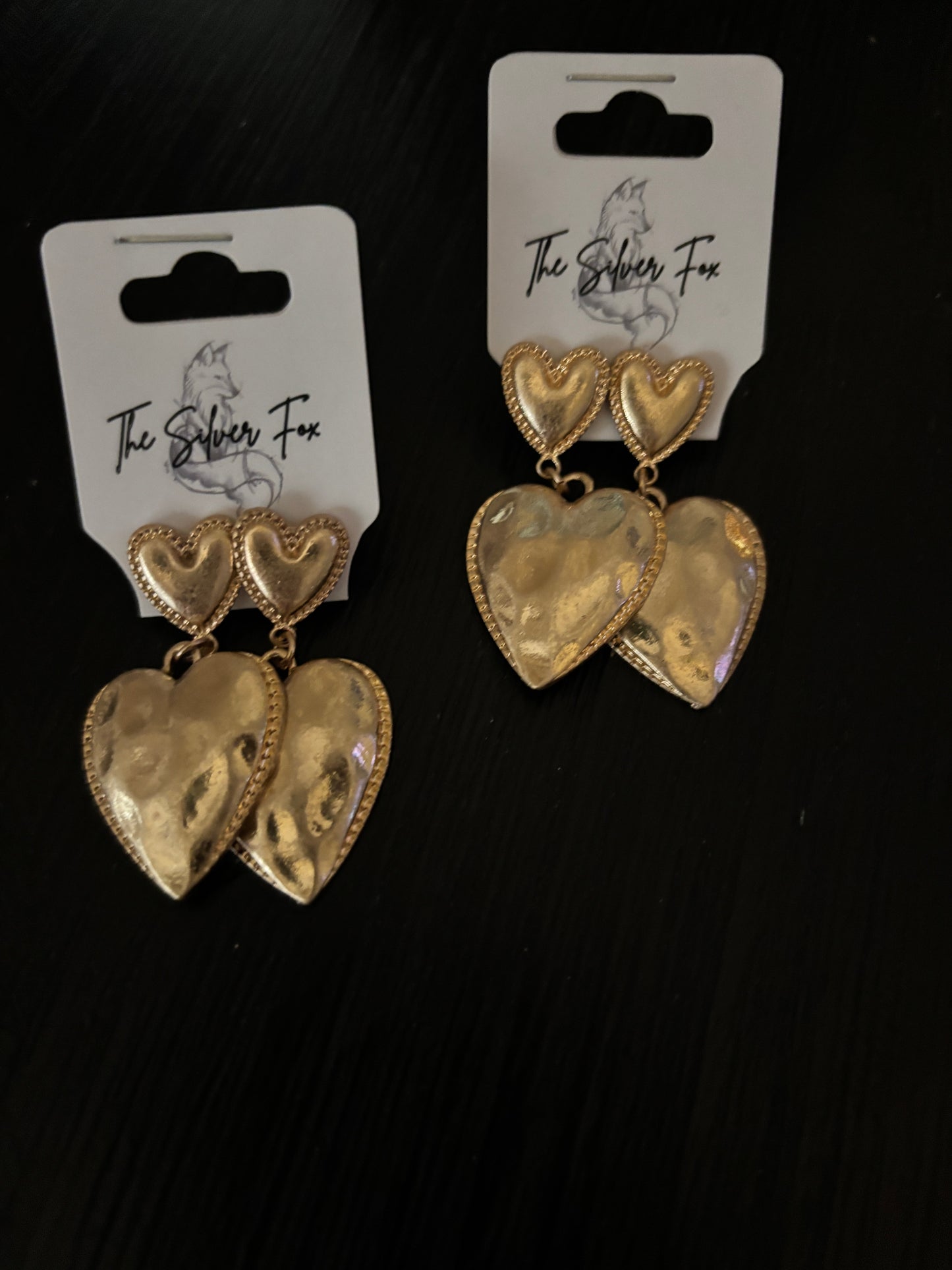 Golden Heart Earrings