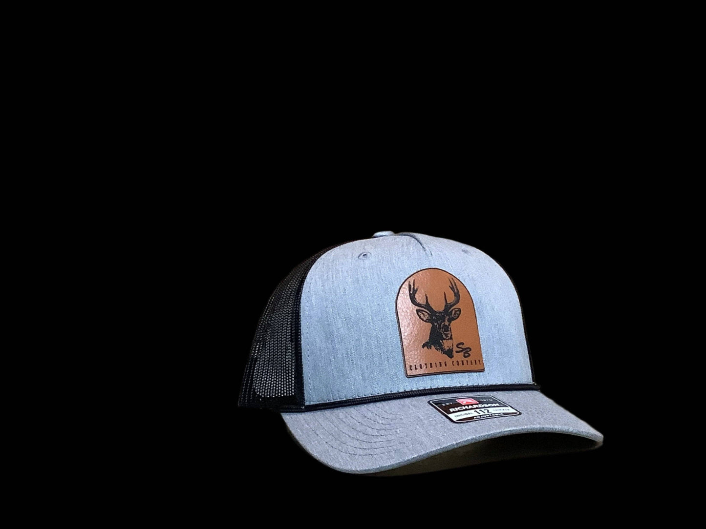Buck AS Patch: Heather Grey/Black