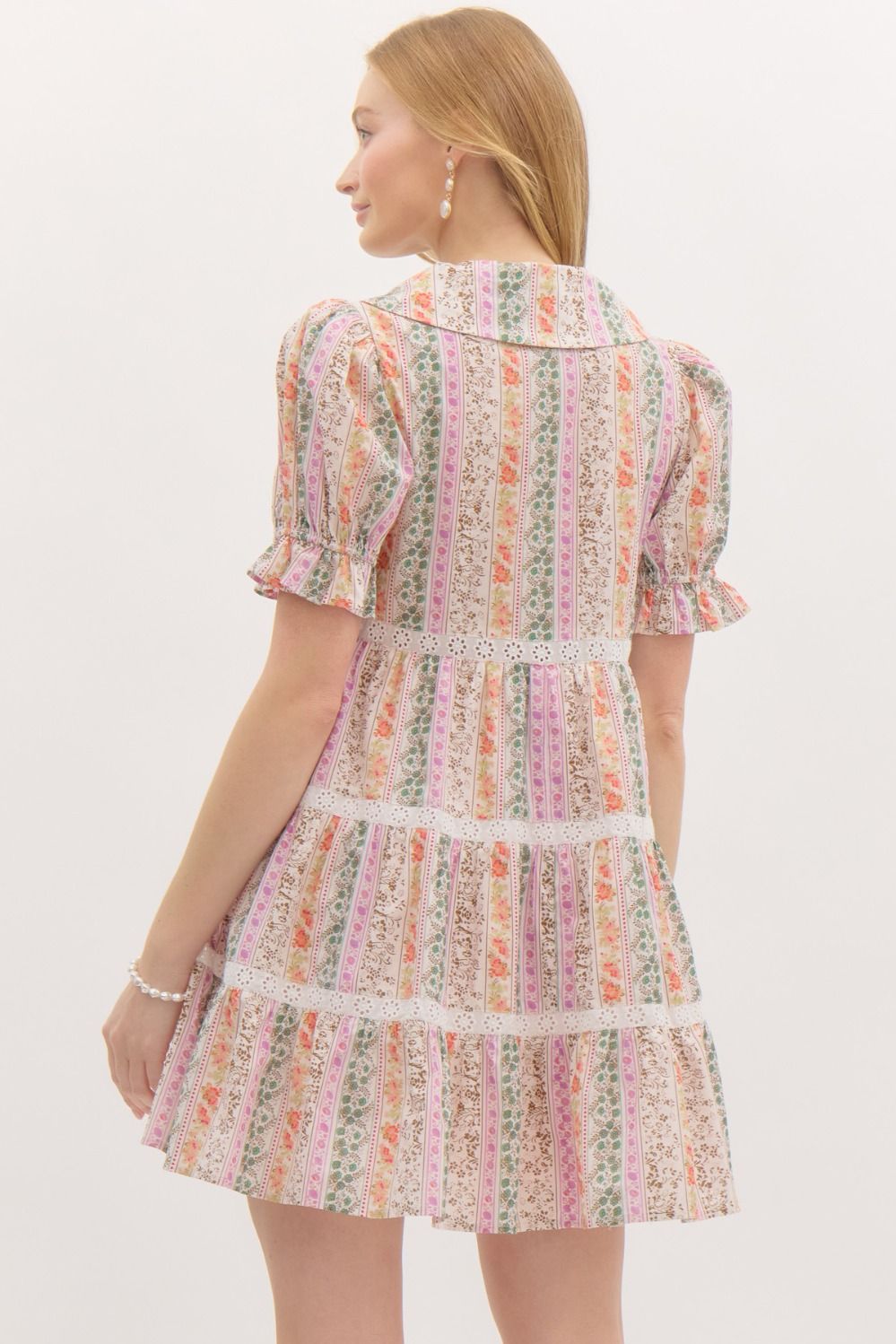 Shirring Strap Mini Dress