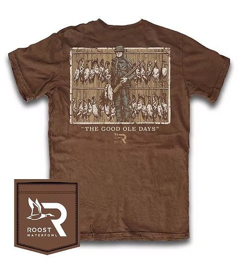 Roost Good Ole Days Brown T shirt