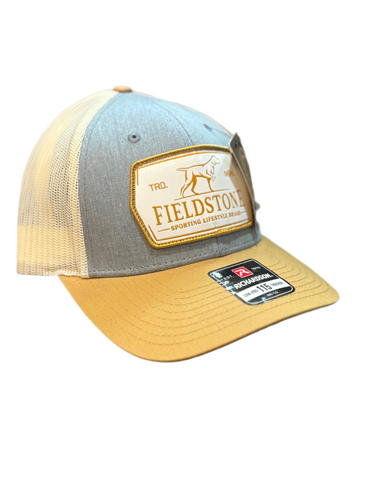 Fieldstone Heather Gray and Mustard Hat